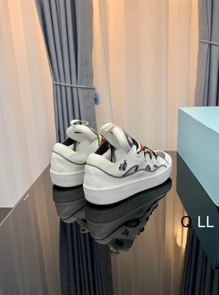 Lavin White Multi Color Curb Sneaker