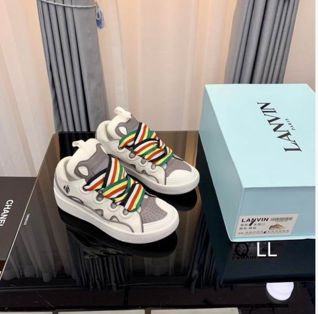 Lavin White Multi Color Curb Sneaker